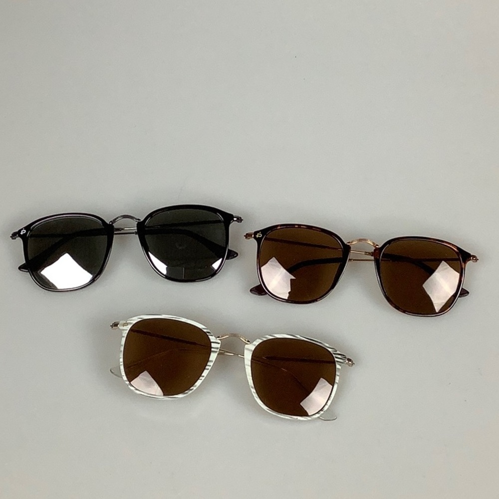 NEW - Prive Revaux Aviator Sunglasses SET OF 3